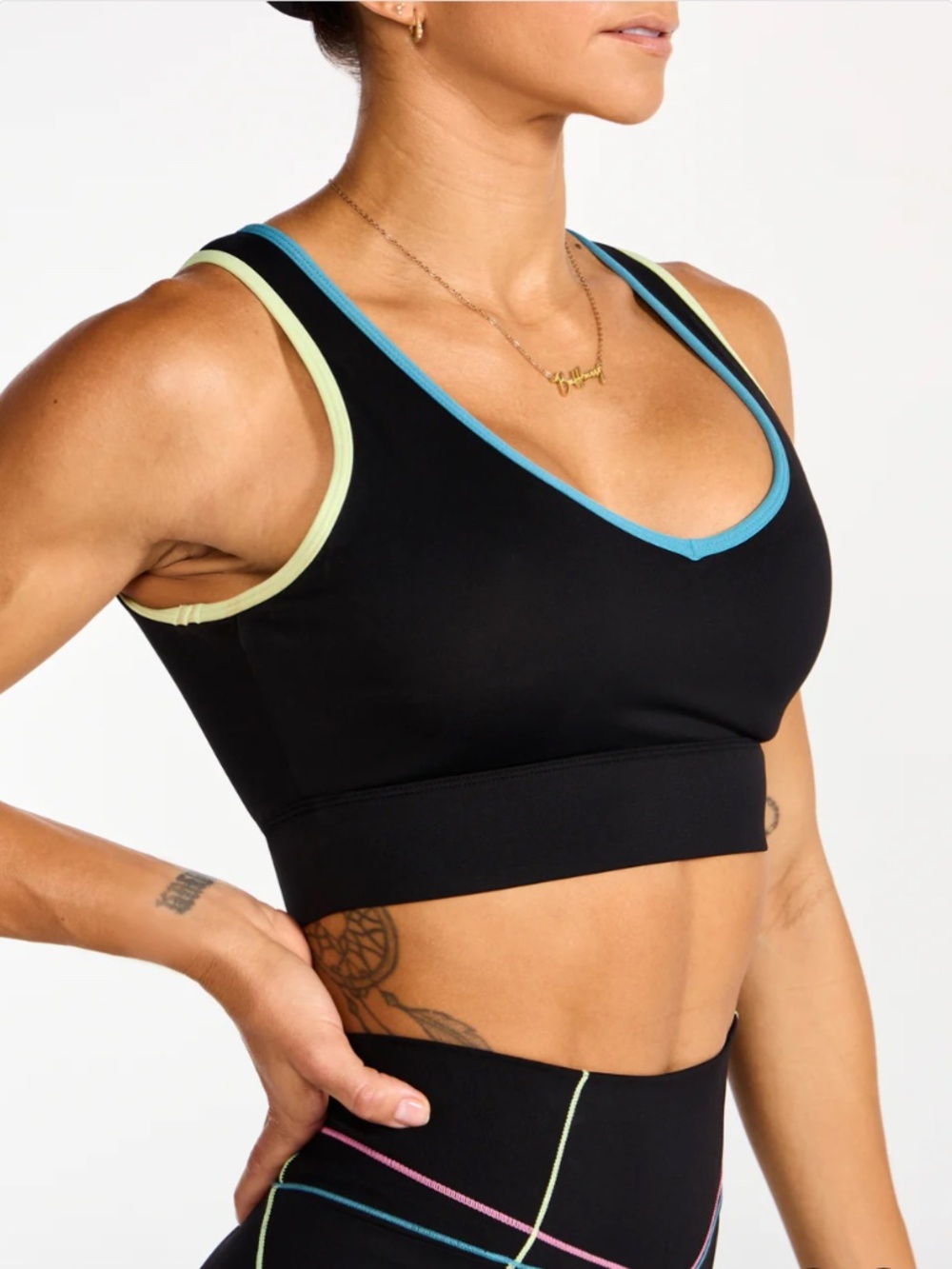 Buffbunny black sports bra NEW sz L